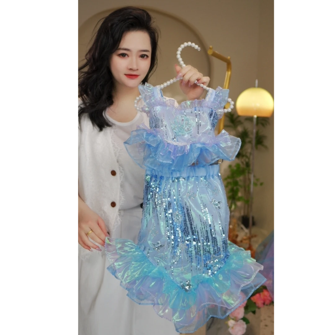 【海洋之心】2025年新款夏季女童裙子套装（现货链接）