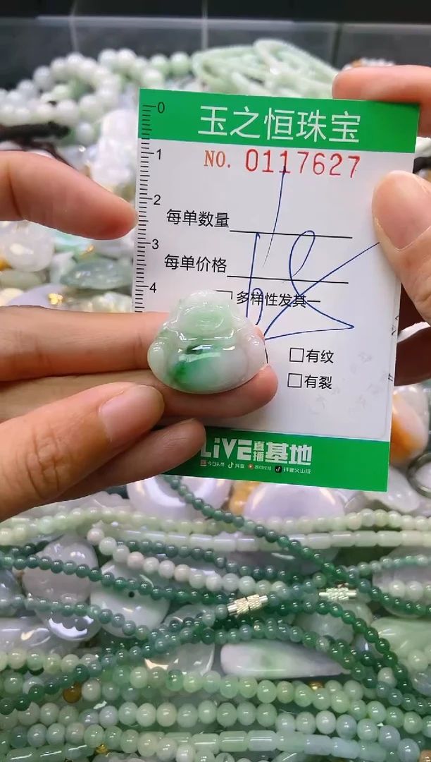 翡翠未镶嵌颈饰闪购0117627