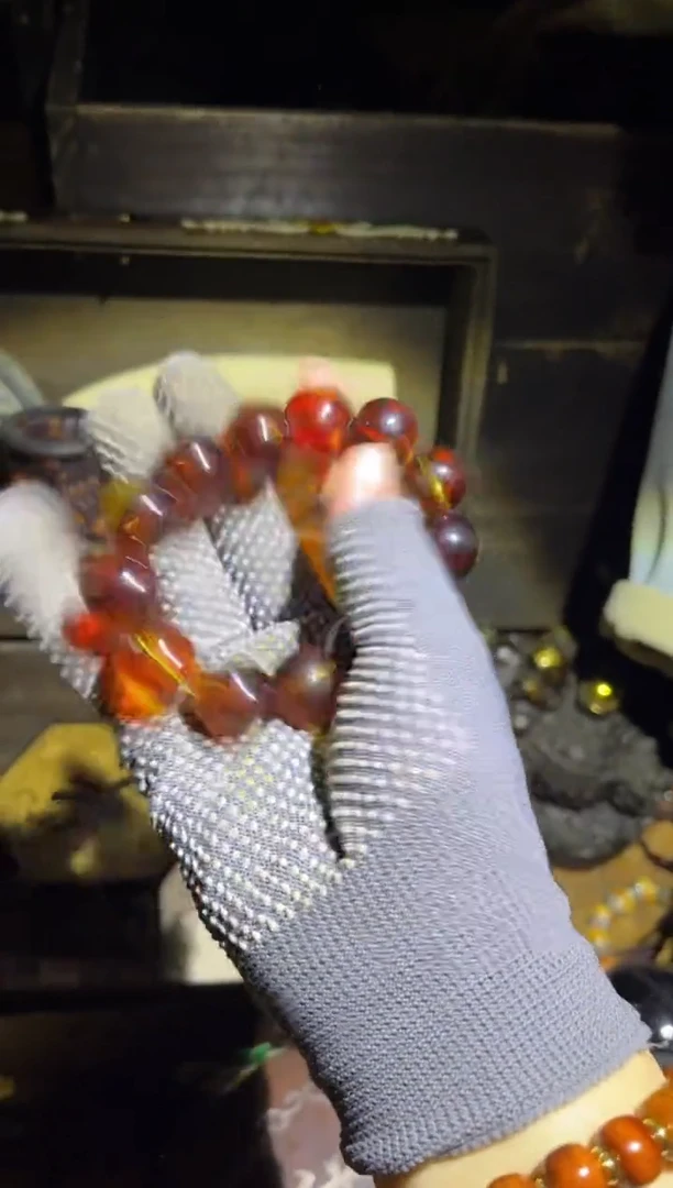 【闪购商品】琥珀手链未镶嵌58财财财财财财财财