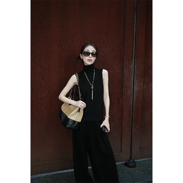 ESPRESSO精纺羊绒两翻领基础打底DWF103078C