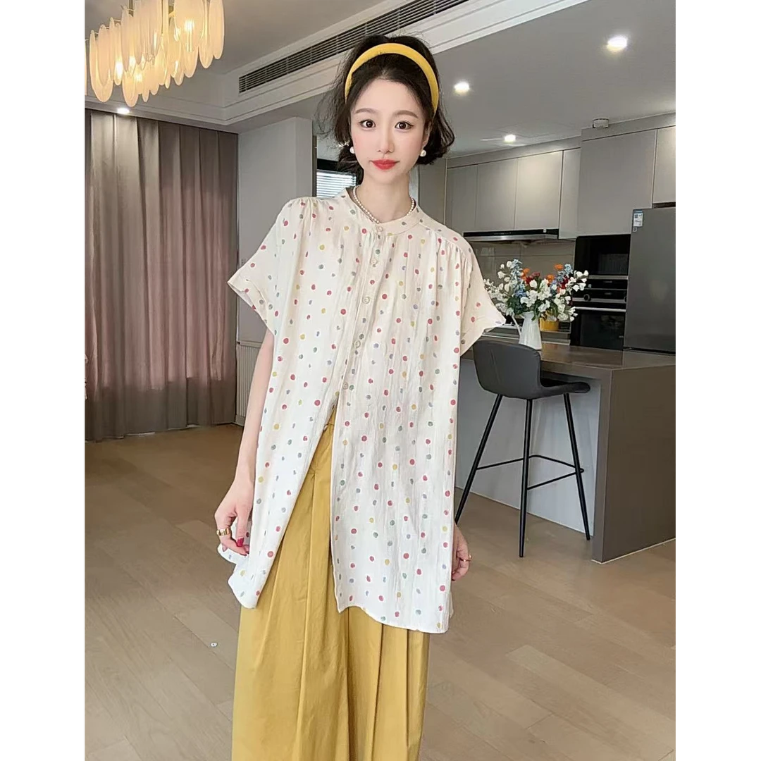 小玉推荐 《彩虹糖》杏色衬衫