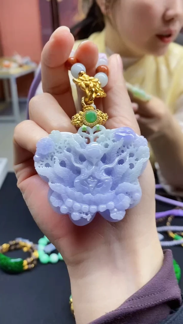 颈饰未镶嵌翡翠翡翠吊坠