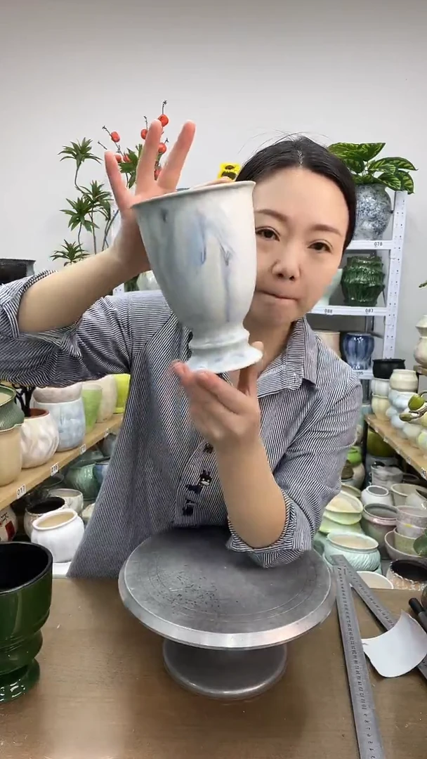 11.24陶瓷花盆直播链接高.     17 口11