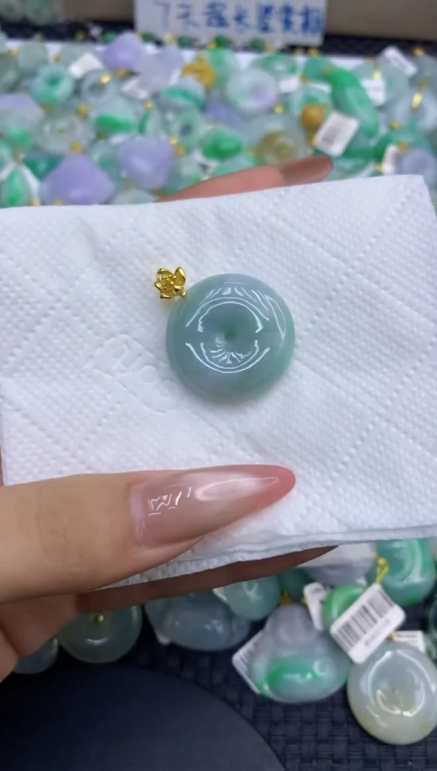 颈饰未镶嵌翡翠天然缅甸A货翡翠