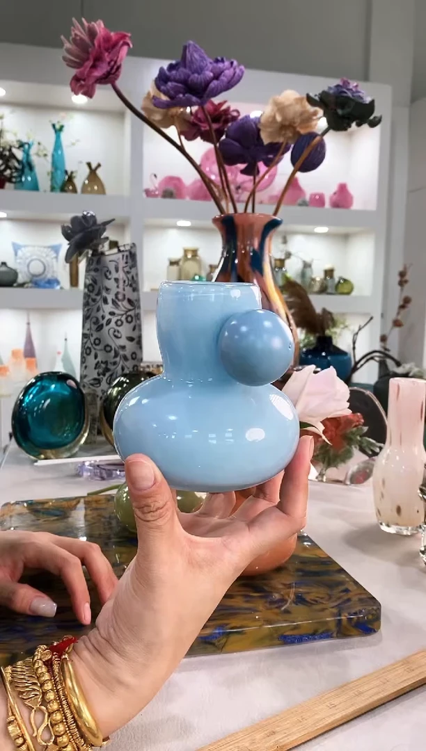 微*?慕忆家手作琉璃花瓶