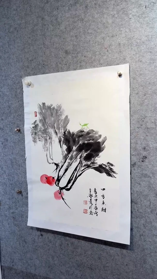国画满****客张自学水墨国画47
