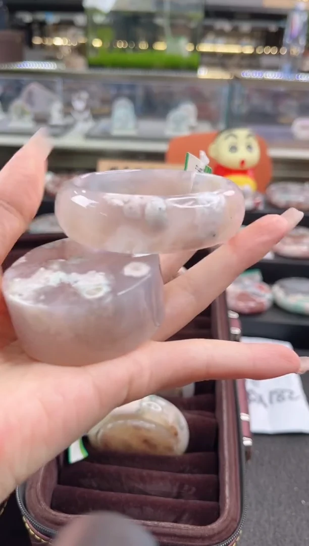 未镶嵌手镯石英质玉57圈口（赠品镯心）6887098