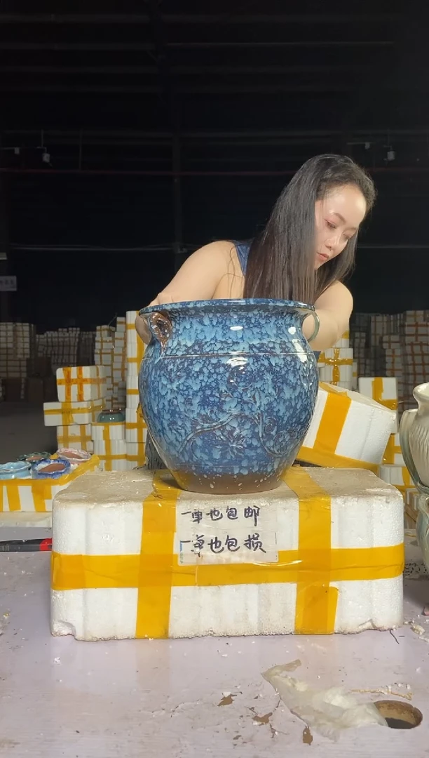 宜兴紫砂粗陶花盆25/25
