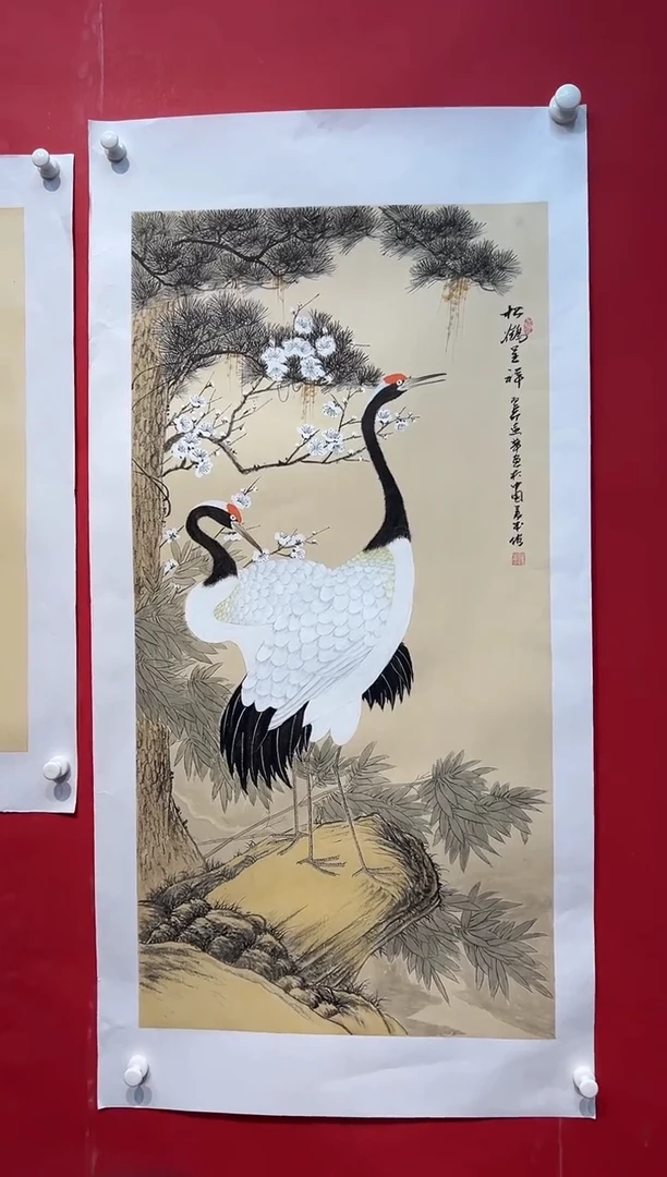 国画画家陆远华纯手绘原作