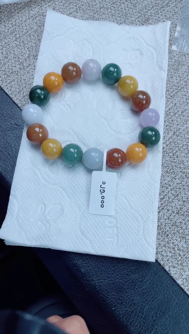定制翡翠未镶嵌珠串多样性发货