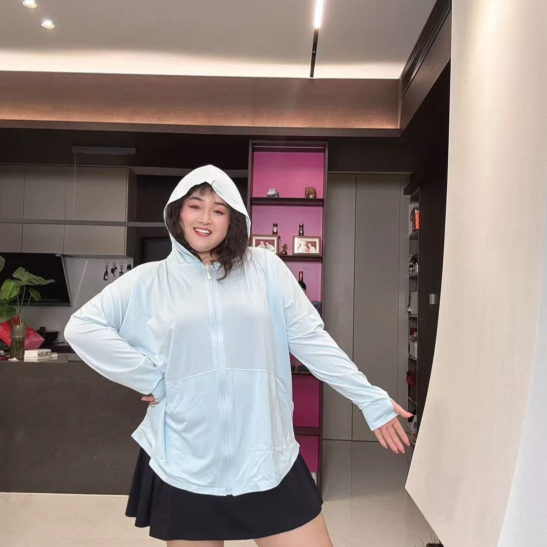 大码女士夏季宽松轻薄防晒外套WT-623