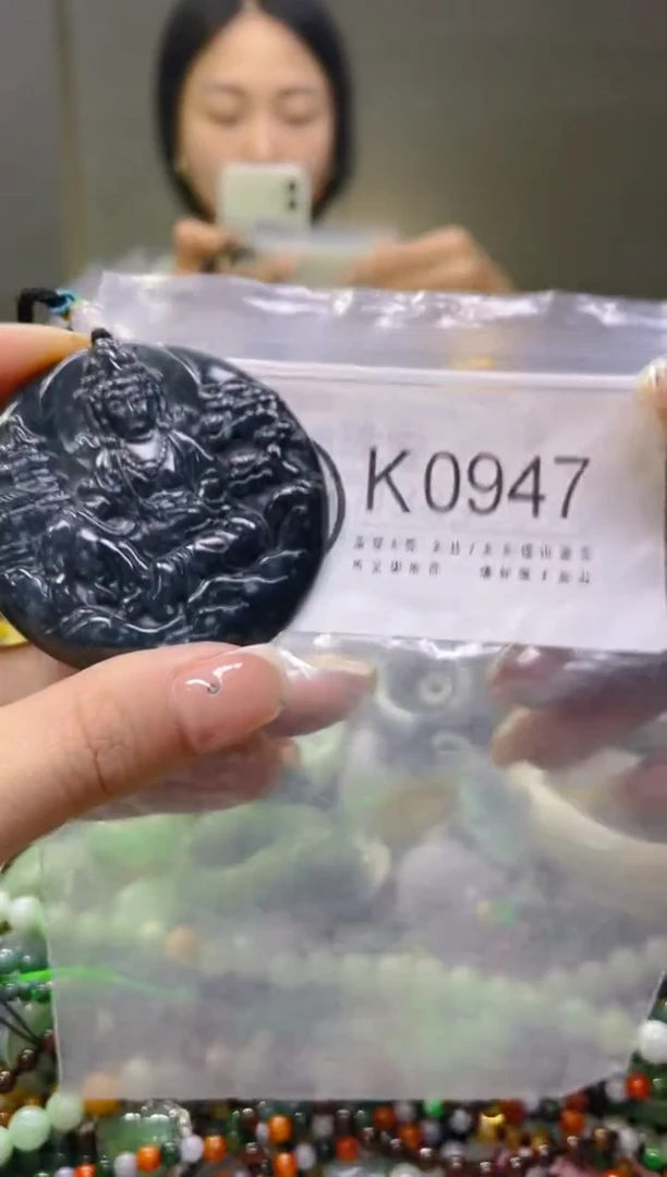 翡翠未镶嵌颈饰/K/翡翠A货一图一物