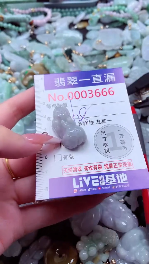 翡翠未镶嵌吊坠(不含链)3666
