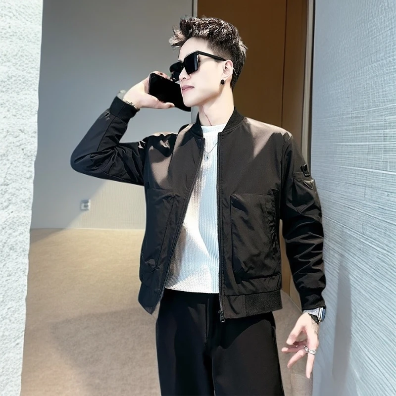 NYING2025年秋季棒球制服夹男士新款今年时尚帅气流行的秋季夹克