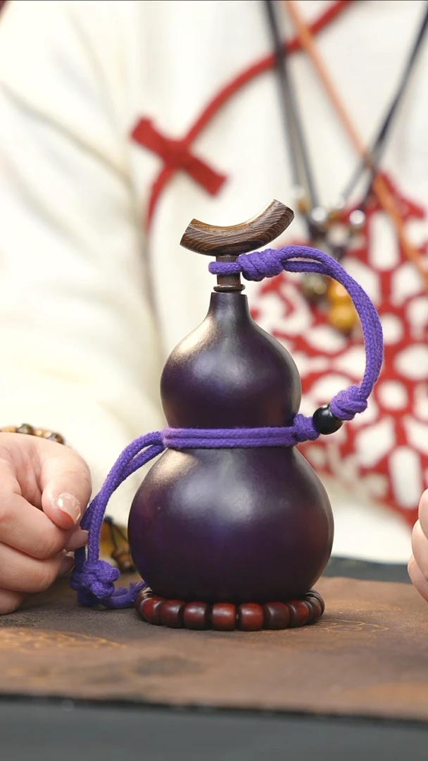 【闪购商品】RN247大漆酒葫芦不包手串及旋转底座