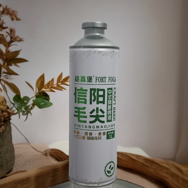 信阳毛尖中式精酿啤酒整箱1升*1罐