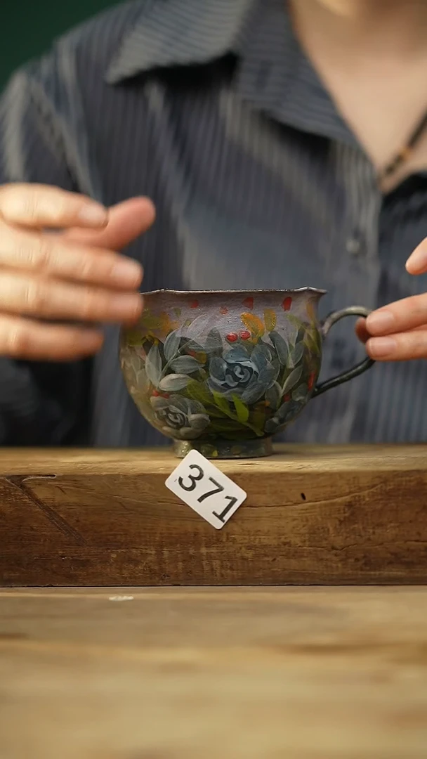 瓷片设计师手作款 油画风花卉系列！二期