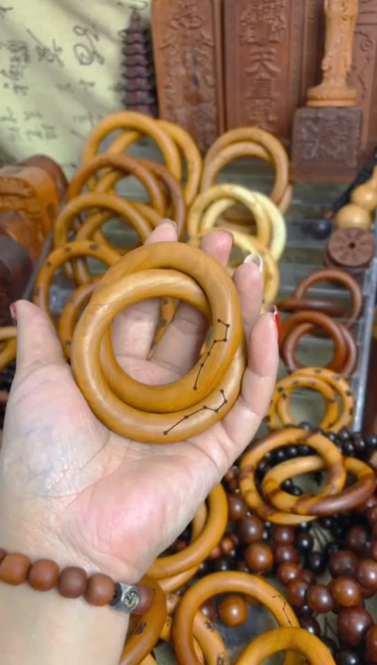 【闪购商品】枣木木雕乾坤圈50圈口一物一拍