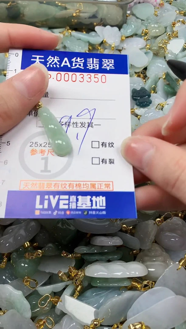 颈饰未镶嵌翡翠纯天然a货翡翠