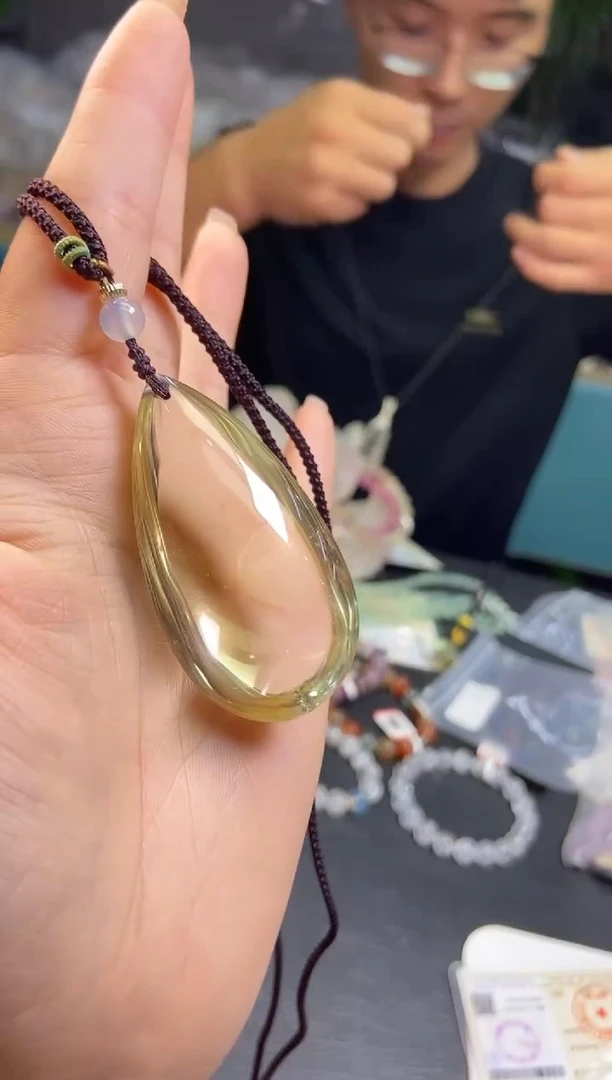 未镶嵌套链水晶吊坠5.3/051多样性发一件