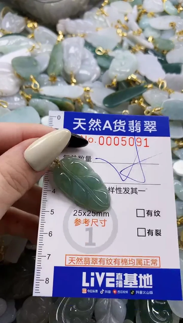 颈饰未镶嵌翡翠天然A货翡翠
