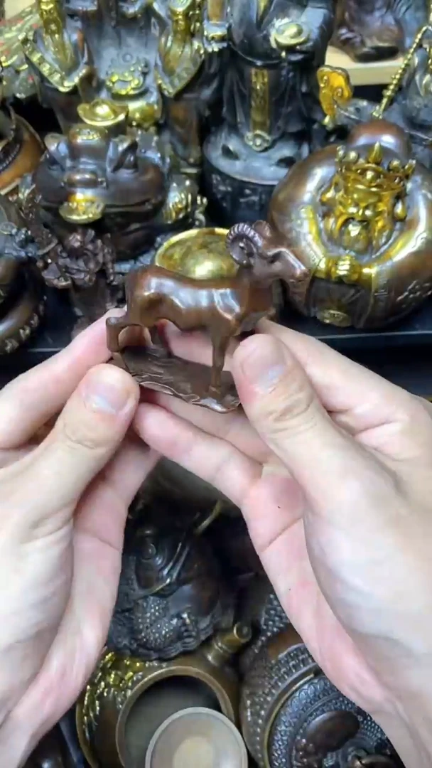 耶耶古铜高端精选铜器 生肖羊