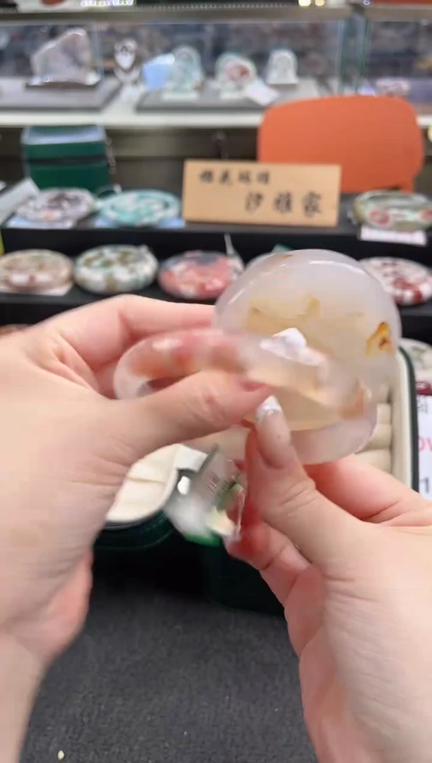 未镶嵌手镯石英质玉尘*丷圈口(赠品镯心)
