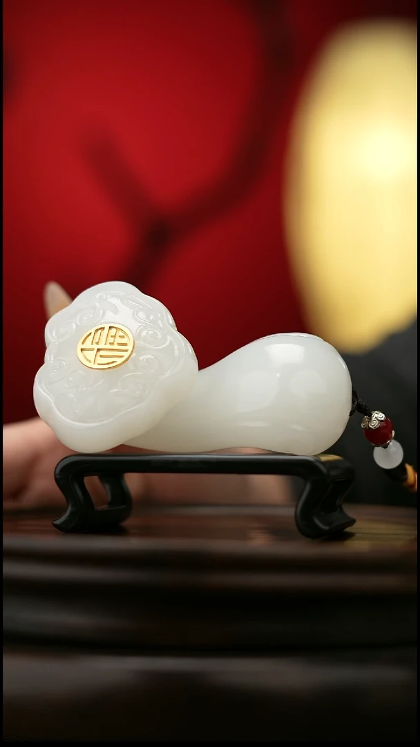 玉【平安如意】玉石摆件手把件