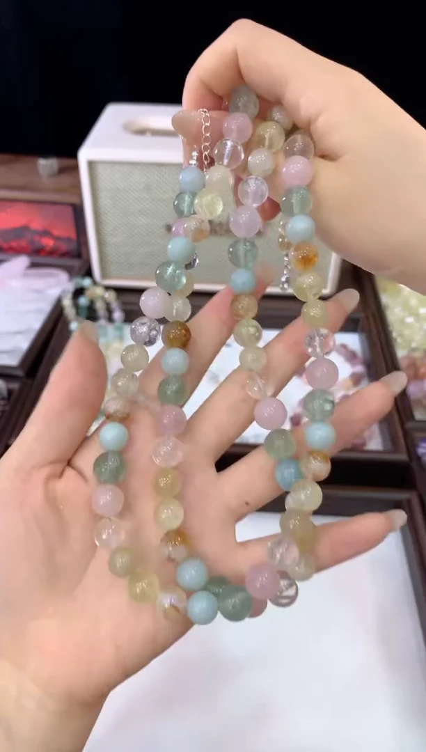 未镶嵌手链水晶桃禧  项链