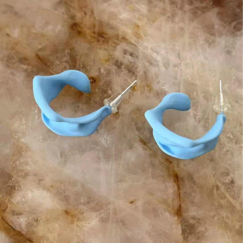 非金属珐琅耳饰 媛媛 新款复古工艺耳环#FL0657