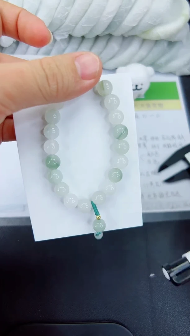 【闪购商品】石英质玉手镯未镶嵌999手串