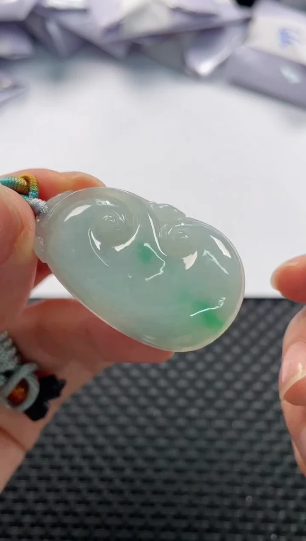 颈饰未镶嵌翡翠基地发货H 3564 如意