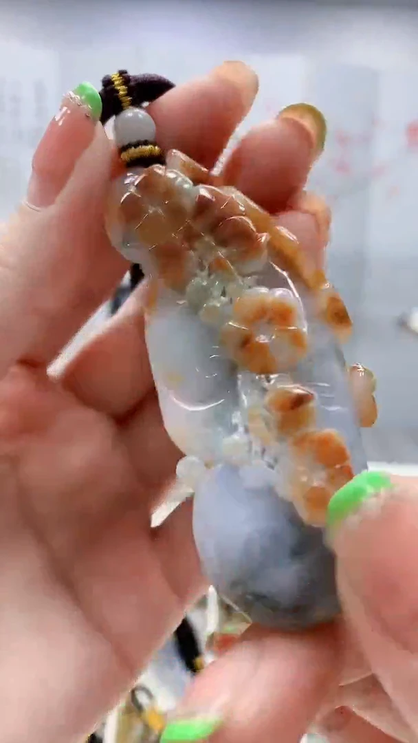 未镶嵌定制翡翠5060ry-毛货挂件31
