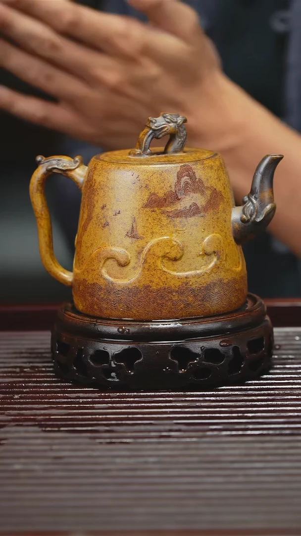 黄龙山原矿紫砂紫砂壶