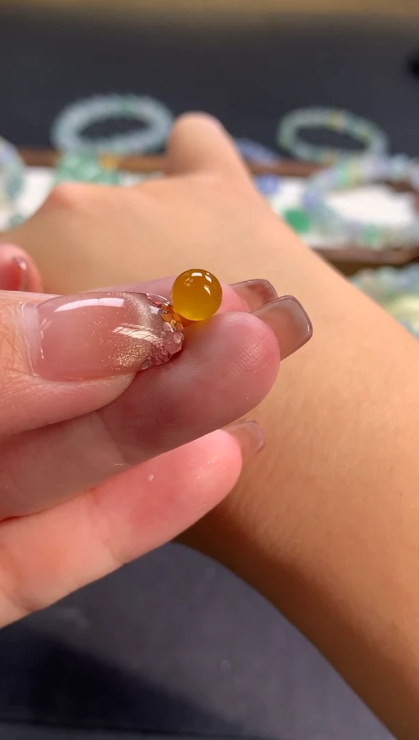 未镶嵌定制翡翠卡6mm