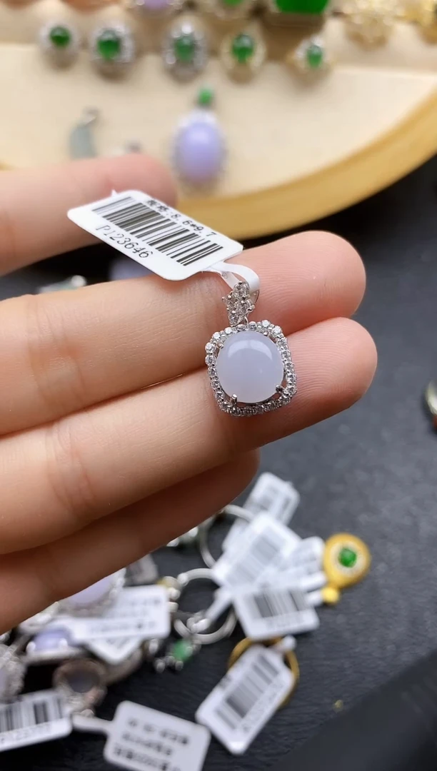 翡翠戒指银S925镶嵌11111