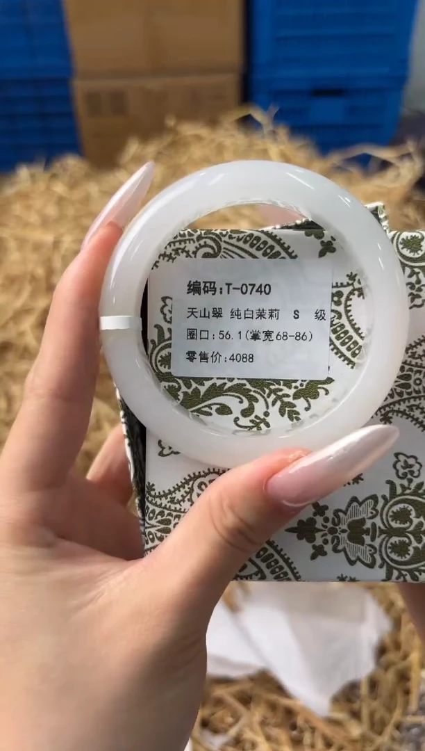 未镶嵌手镯石英质玉T-0740