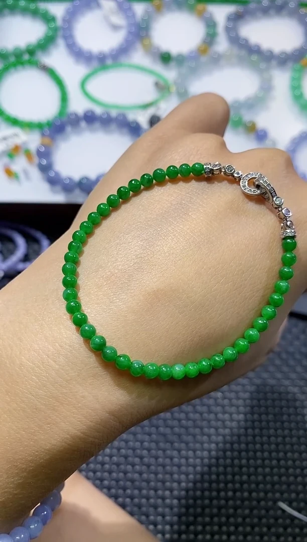 散珠翡翠卡3.7辣阳绿小米