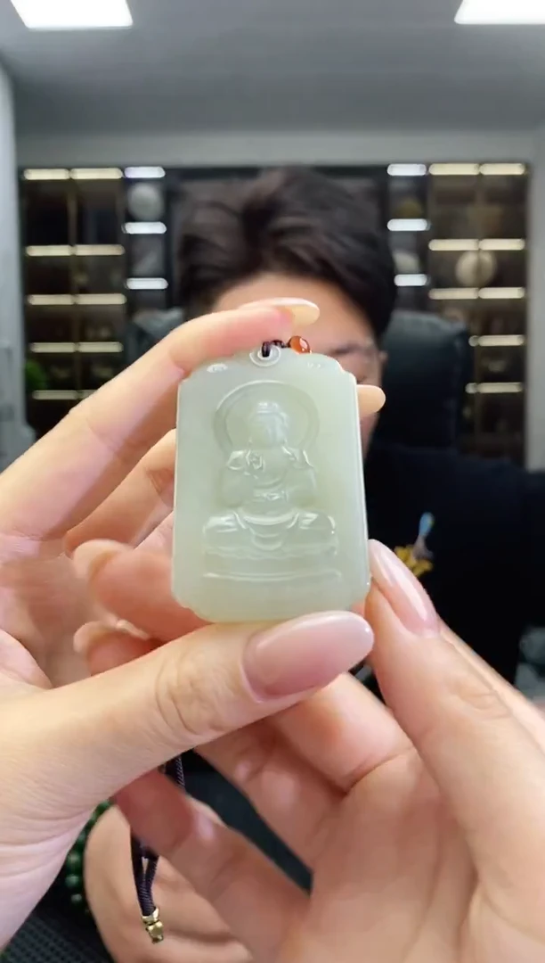 颈饰未镶嵌和田玉阿弥陀佛