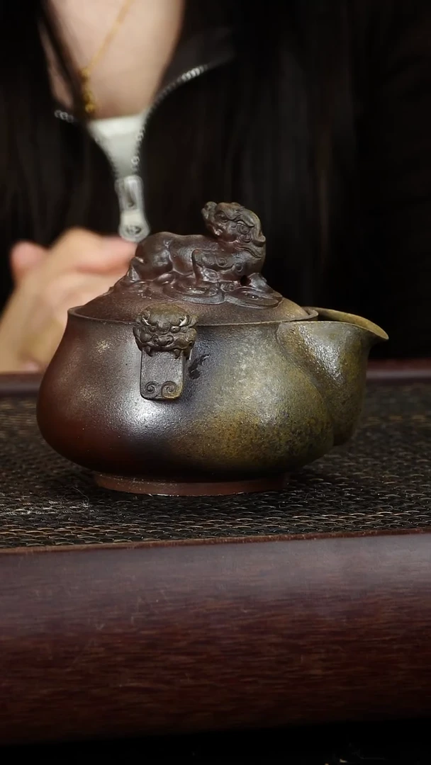 茶壶紫砂柴烧星昂宝瓶