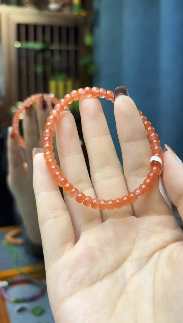 未镶嵌手串南红玛瑙南红直切手串ZD