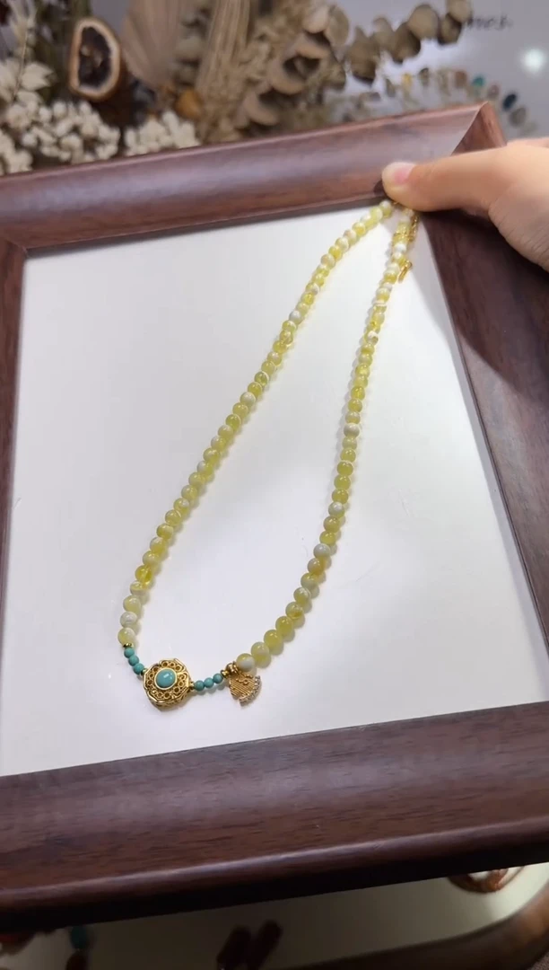 水晶摆件未镶嵌珠链