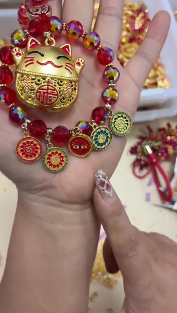 锌合金1605五路财神配件5个一组