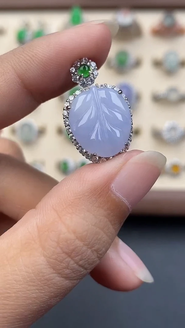 银S925镶嵌定制翡翠9696969