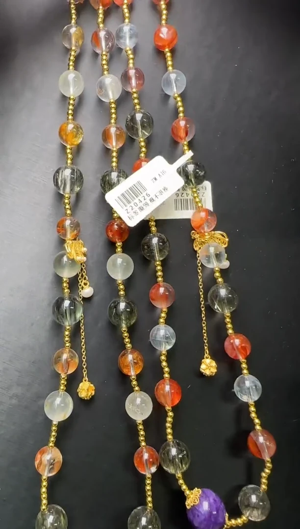 【闪购商品】水晶手串未镶嵌水晶设计项链+手串多样性发一Z20426