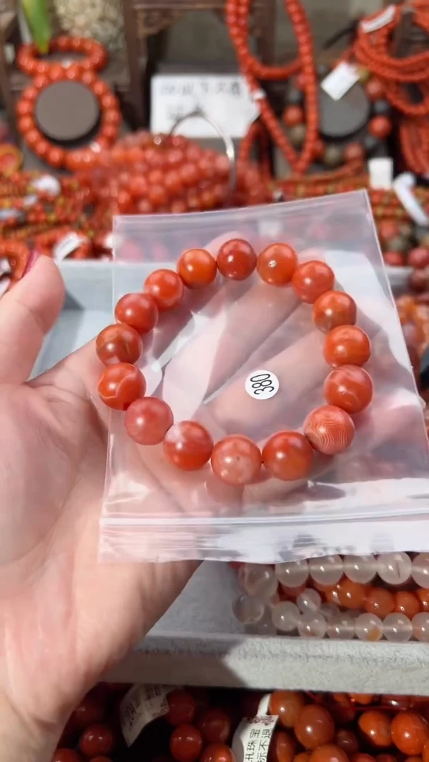 【闪购商品】南红玛瑙手串未镶嵌13