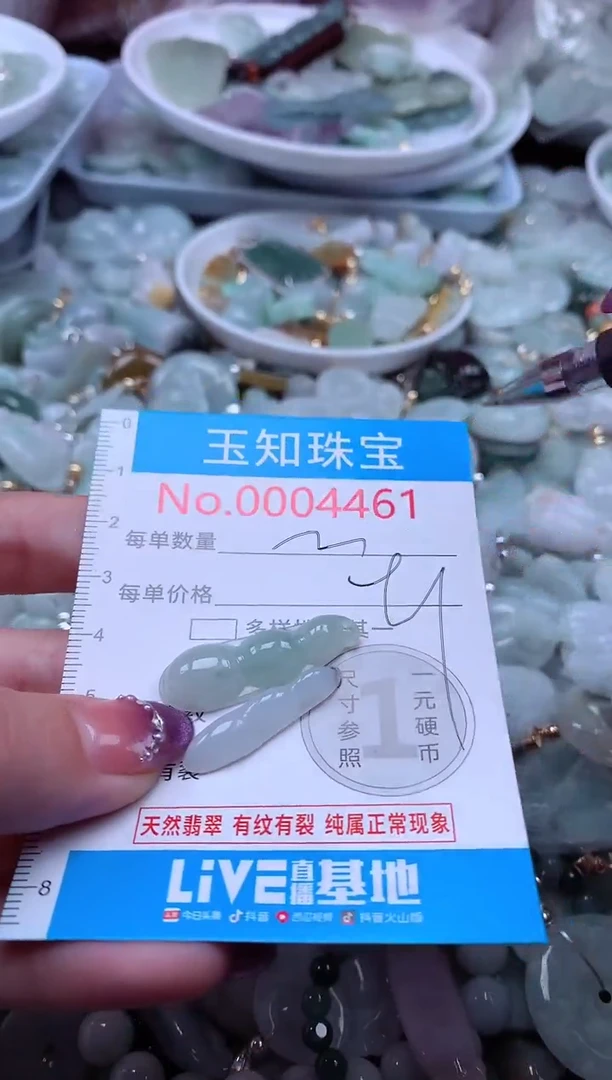 翡翠未镶嵌吊坠(不含链)4461