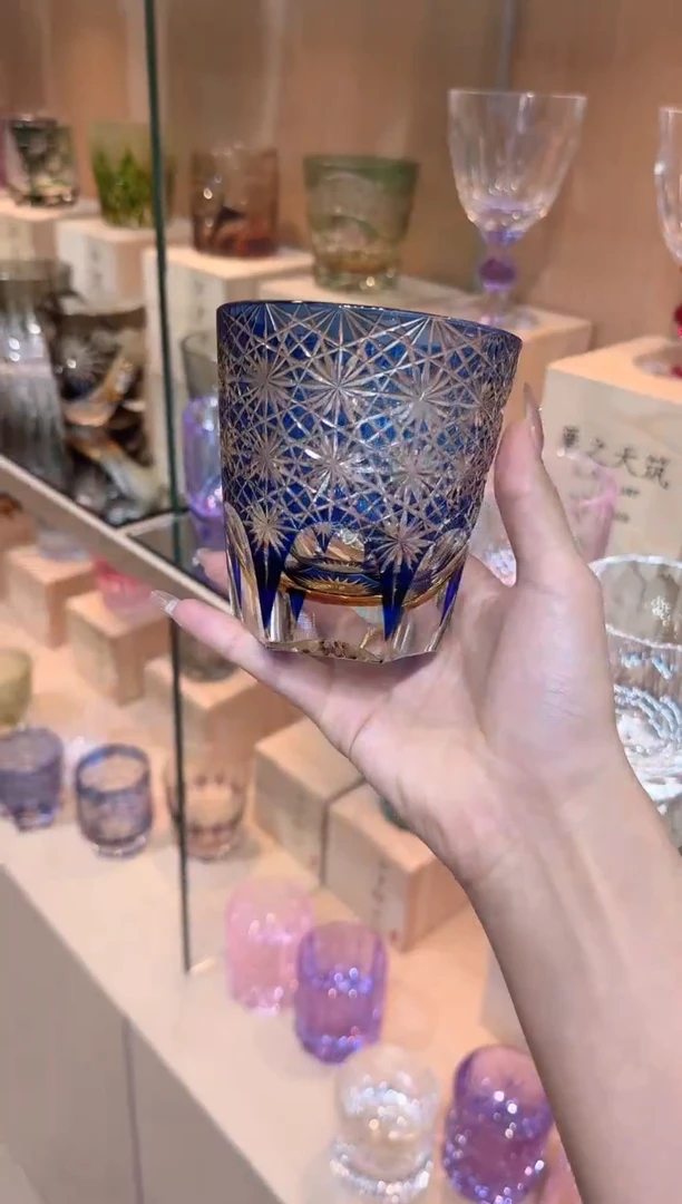 蓝雏菊水晶杯 单只 粉丝回馈！