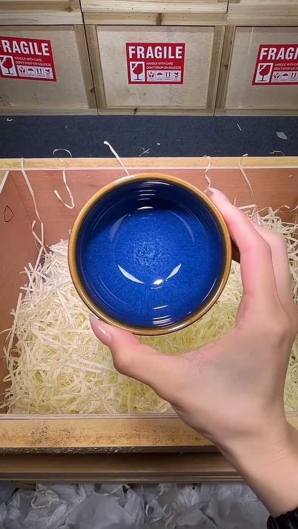 茶盏茶盏主人杯回蓝将军毫