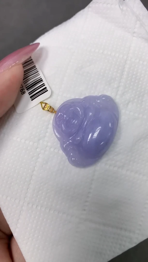 翡翠18K金镶嵌颈饰1111111111
